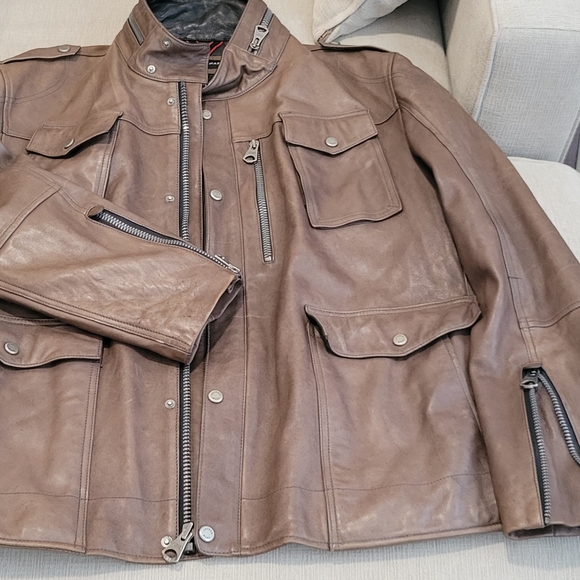 Marc Andrew Leather Jacket - Picture 1 of 3